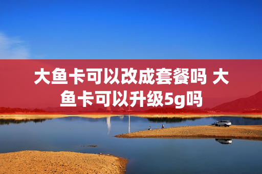 大鱼卡可以改成套餐吗 大鱼卡可以升级5g吗