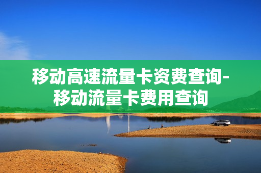 移动高速流量卡资费查询-移动流量卡费用查询