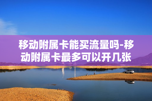 移动附属卡能买流量吗-移动附属卡最多可以开几张