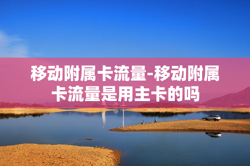 移动附属卡流量-移动附属卡流量是用主卡的吗