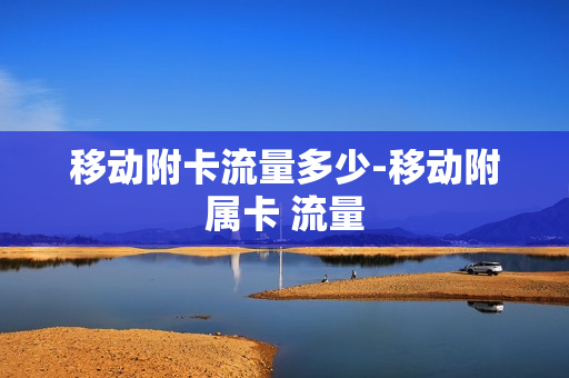 移动附卡流量多少-移动附属卡 流量
