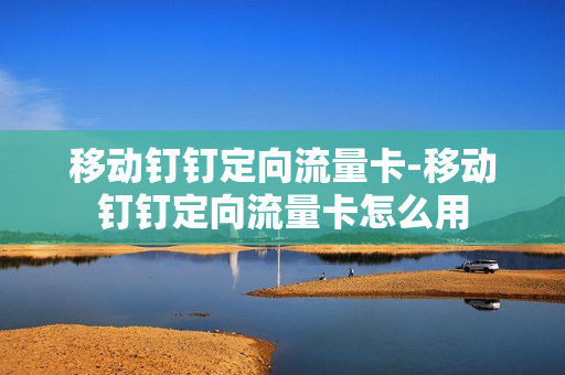 移动钉钉定向流量卡-移动钉钉定向流量卡怎么用