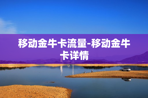 移动金牛卡流量-移动金牛卡详情