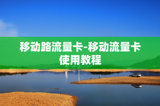 移动路流量卡-移动流量卡使用教程