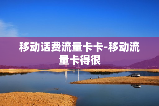 移动话费流量卡卡-移动流量卡得很