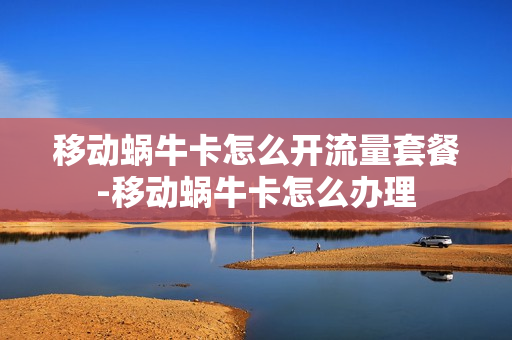 移动蜗牛卡怎么开流量套餐-移动蜗牛卡怎么办理