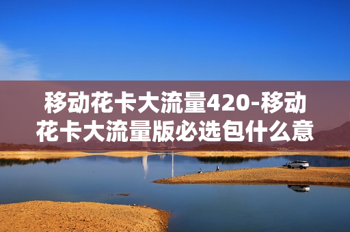 移动花卡大流量420-移动花卡大流量版必选包什么意思