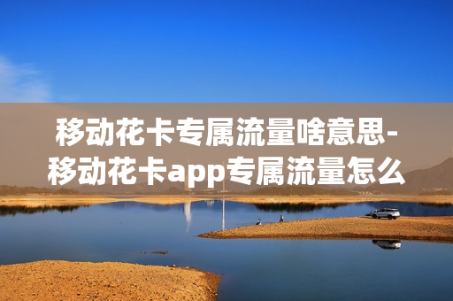 移动花卡专属流量啥意思-移动花卡app专属流量怎么用