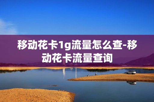 移动花卡1g流量怎么查-移动花卡流量查询