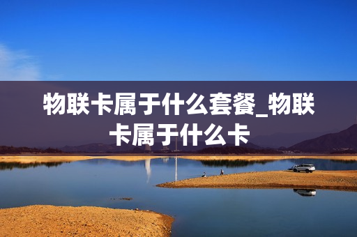 物联卡属于什么套餐_物联卡属于什么卡