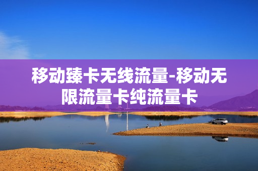移动臻卡无线流量-移动无限流量卡纯流量卡