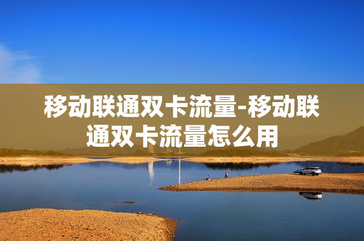 移动联通双卡流量-移动联通双卡流量怎么用