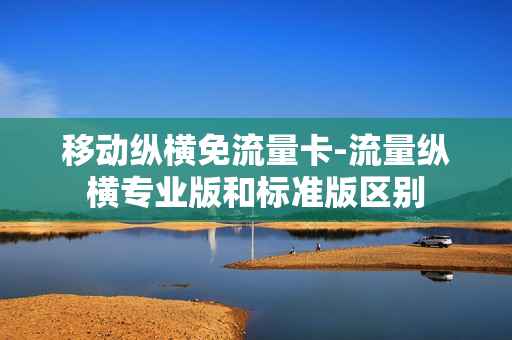 移动纵横免流量卡-流量纵横专业版和标准版区别