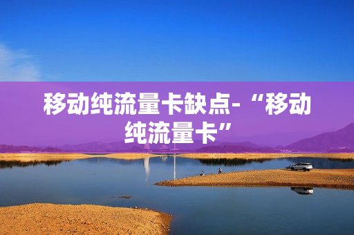 移动纯流量卡缺点-“移动纯流量卡”