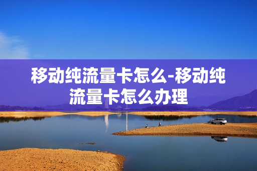 移动纯流量卡怎么-移动纯流量卡怎么办理