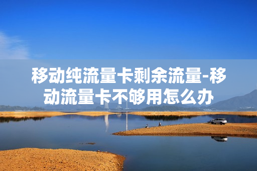 移动纯流量卡剩余流量-移动流量卡不够用怎么办