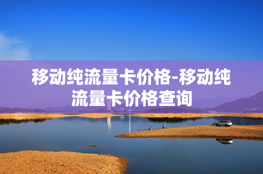 移动纯流量卡价格-移动纯流量卡价格查询