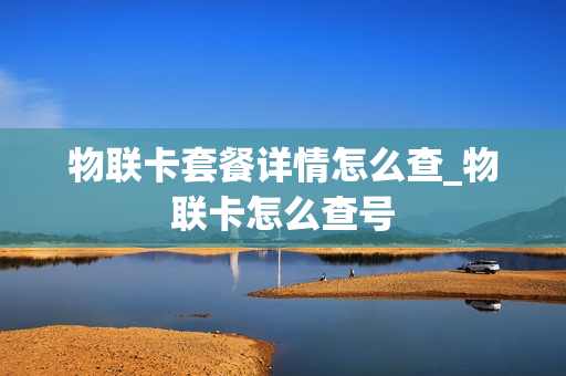 物联卡套餐详情怎么查_物联卡怎么查号
