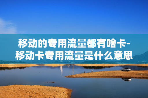 移动的专用流量都有啥卡-移动卡专用流量是什么意思