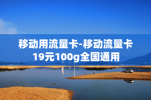 移动用流量卡-移动流量卡19元100g全国通用