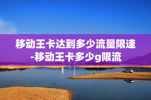 移动王卡达到多少流量限速-移动王卡多少g限流