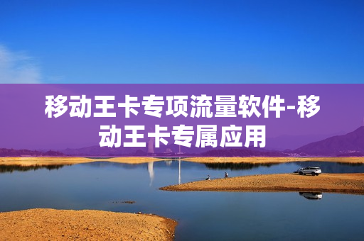 移动王卡专项流量软件-移动王卡专属应用