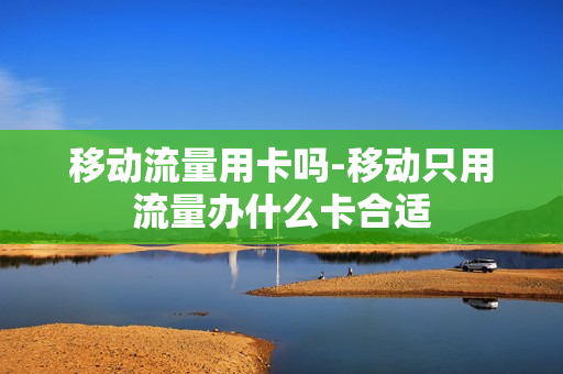 移动流量用卡吗-移动只用流量办什么卡合适