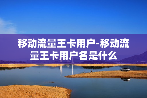 移动流量王卡用户-移动流量王卡用户名是什么