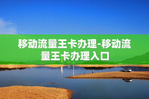 移动流量王卡办理-移动流量王卡办理入口
