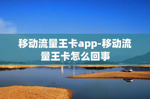 移动流量王卡app-移动流量王卡怎么回事