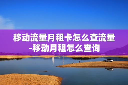 移动流量月租卡怎么查流量-移动月租怎么查询