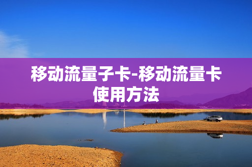 移动流量子卡-移动流量卡使用方法