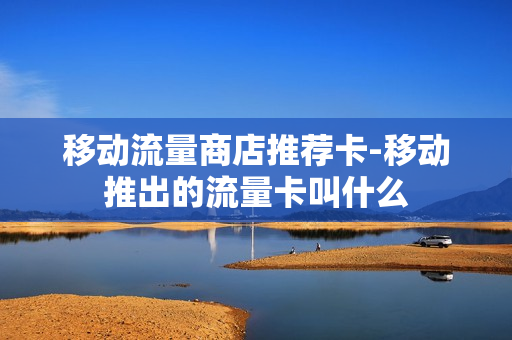 移动流量商店推荐卡-移动推出的流量卡叫什么
