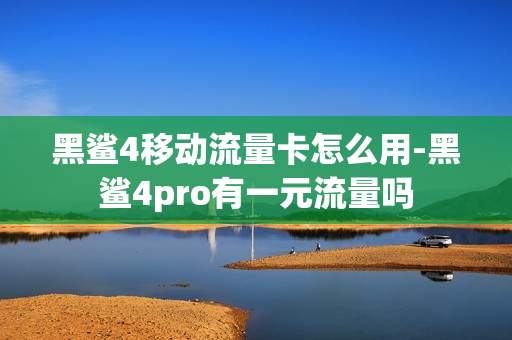 黑鲨4移动流量卡怎么用-黑鲨4pro有一元流量吗