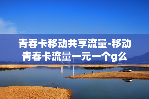 青春卡移动共享流量-移动青春卡流量一元一个g么