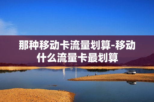 那种移动卡流量划算-移动什么流量卡最划算