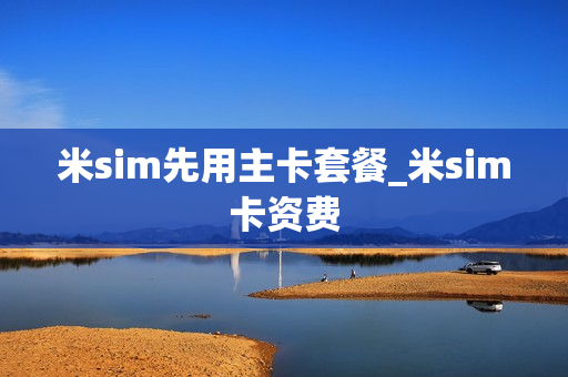 米sim先用主卡套餐_米sim卡资费