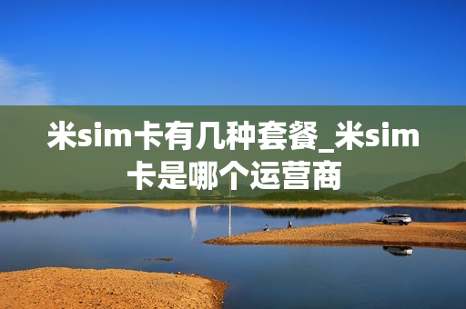 米sim卡有几种套餐_米sim卡是哪个运营商