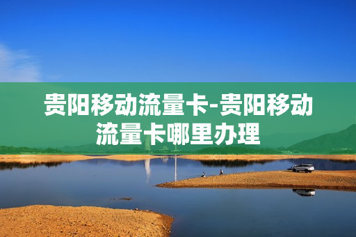 贵阳移动流量卡-贵阳移动流量卡哪里办理