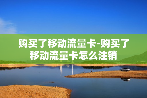 购买了移动流量卡-购买了移动流量卡怎么注销