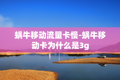 蜗牛移动流量卡慢-蜗牛移动卡为什么是3g