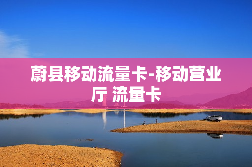 蔚县移动流量卡-移动营业厅 流量卡