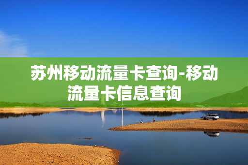 苏州移动流量卡查询-移动流量卡信息查询