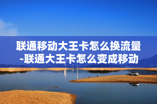 联通移动大王卡怎么换流量-联通大王卡怎么变成移动大王卡