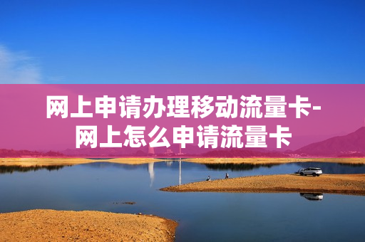 网上申请办理移动流量卡-网上怎么申请流量卡