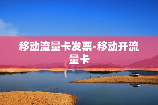 移动流量卡发票-移动开流量卡