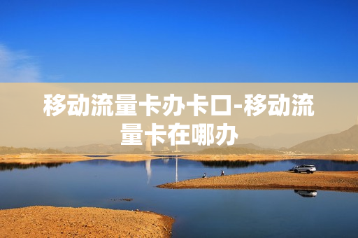 移动流量卡办卡口-移动流量卡在哪办