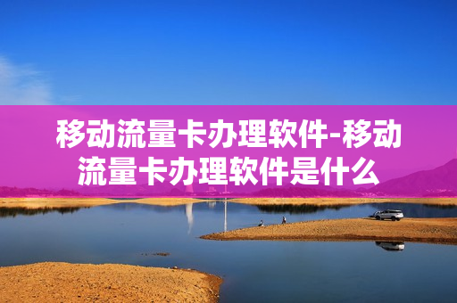 移动流量卡办理软件-移动流量卡办理软件是什么