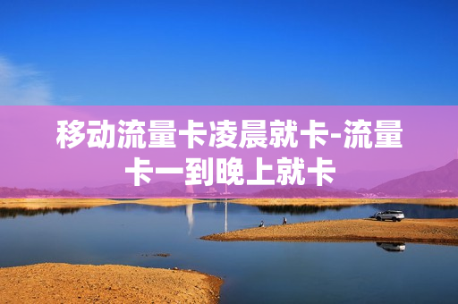 移动流量卡凌晨就卡-流量卡一到晚上就卡