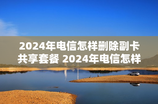 2024年电信怎样删除副卡共享套餐 2024年电信怎样删除副卡共享套餐业务